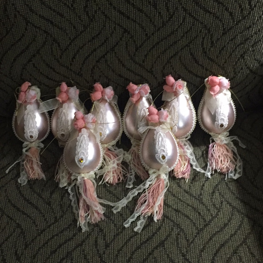 Pink Christmas Ornaments